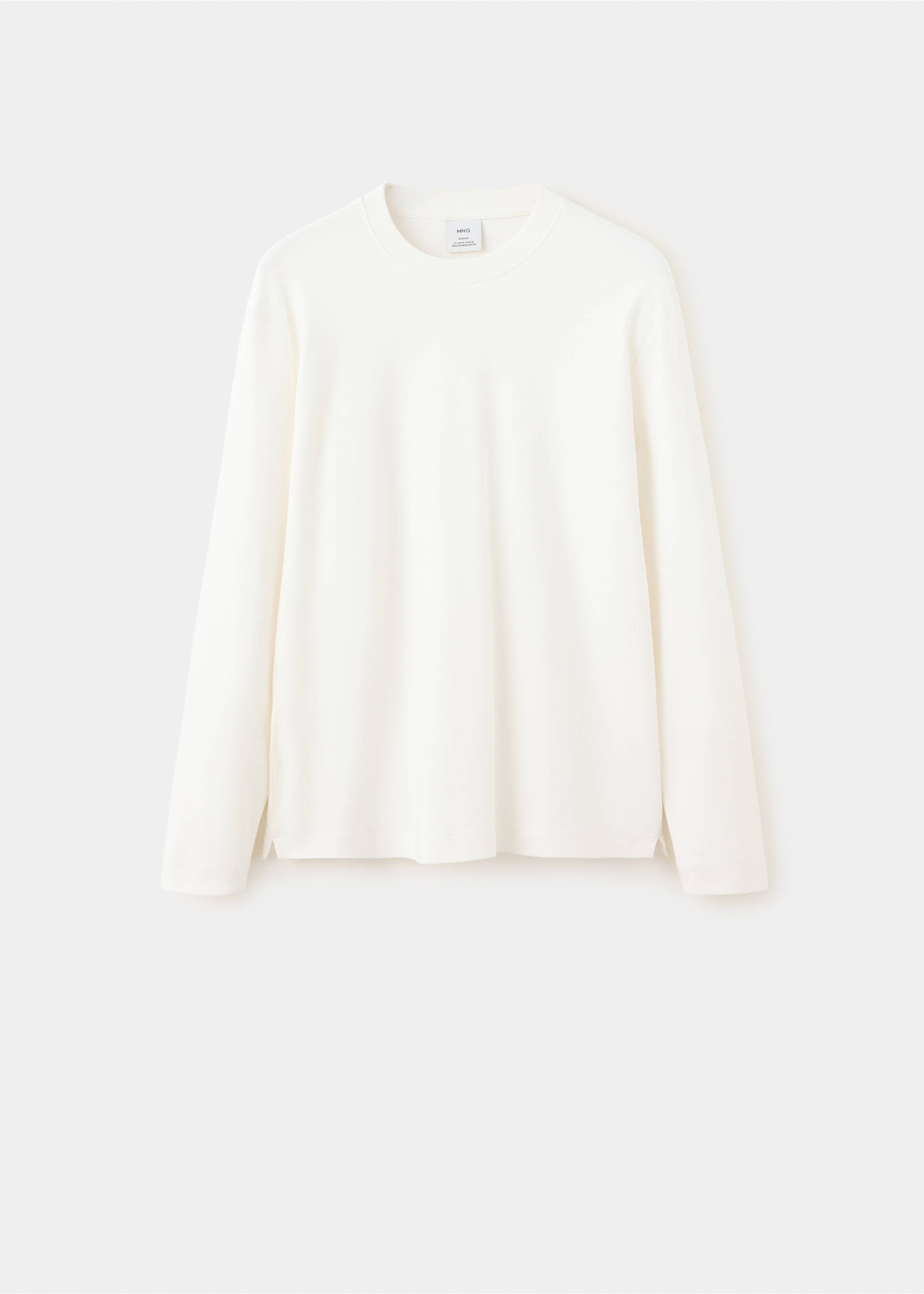 T-shirt 100 % coton regular-fit - Article sans modèle, Blanc. Ref: 37064462-00.