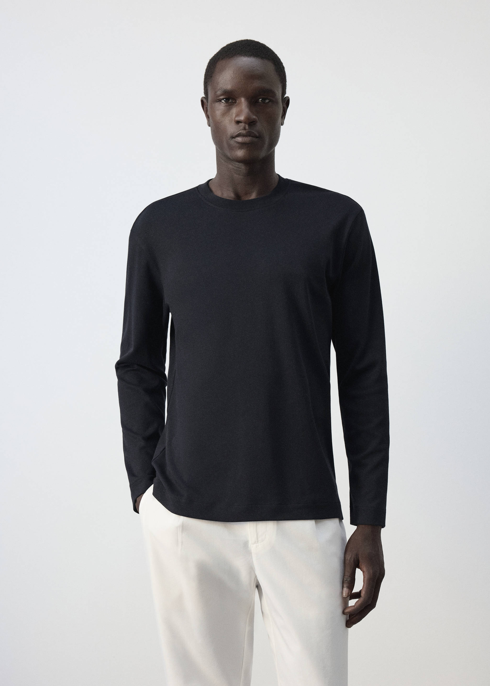 T-shirt 100 % coton regular-fit - Plan moyen