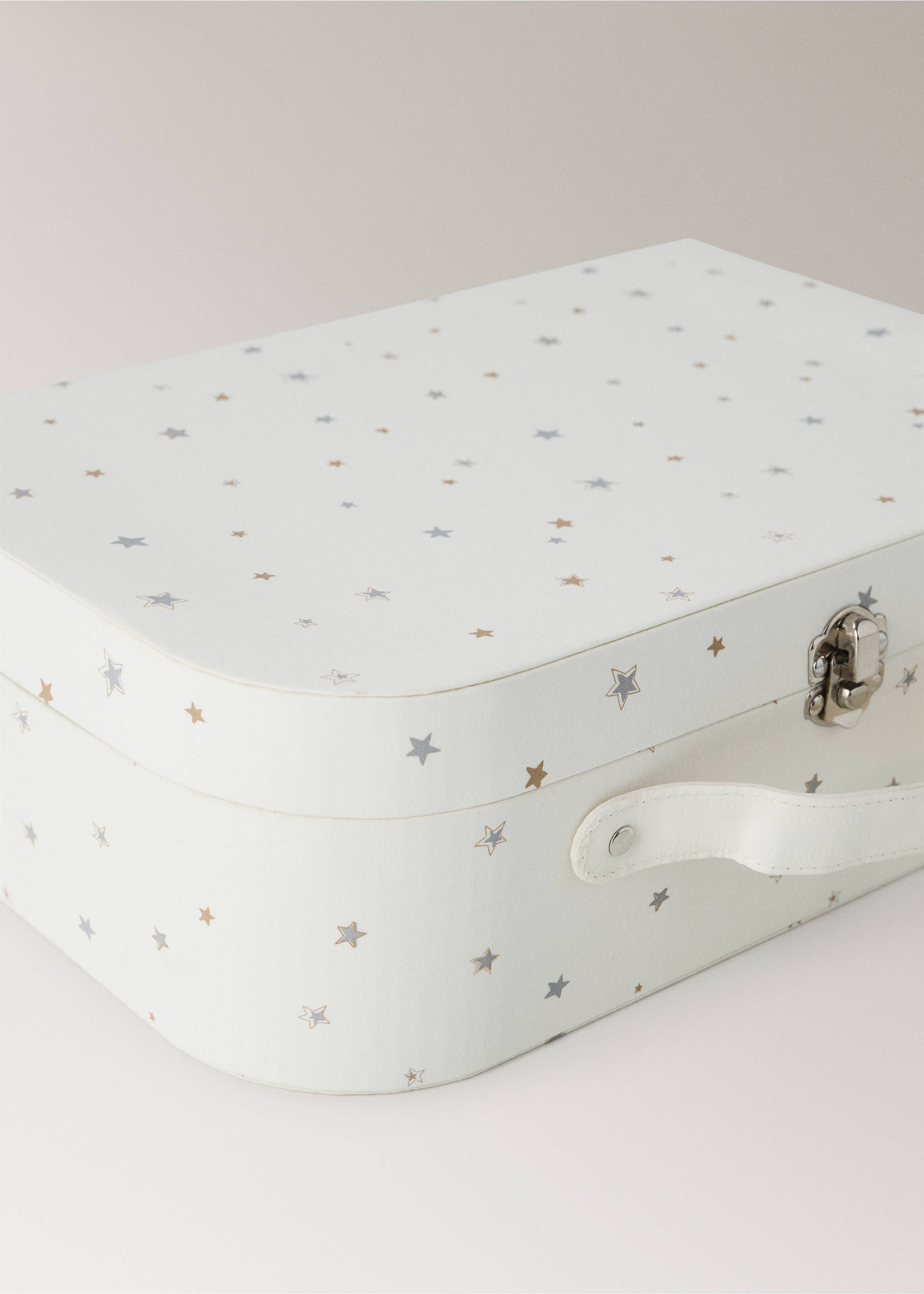 Children's star storage box - Details of the article 1, Off White. Ref: 37064463-00.
