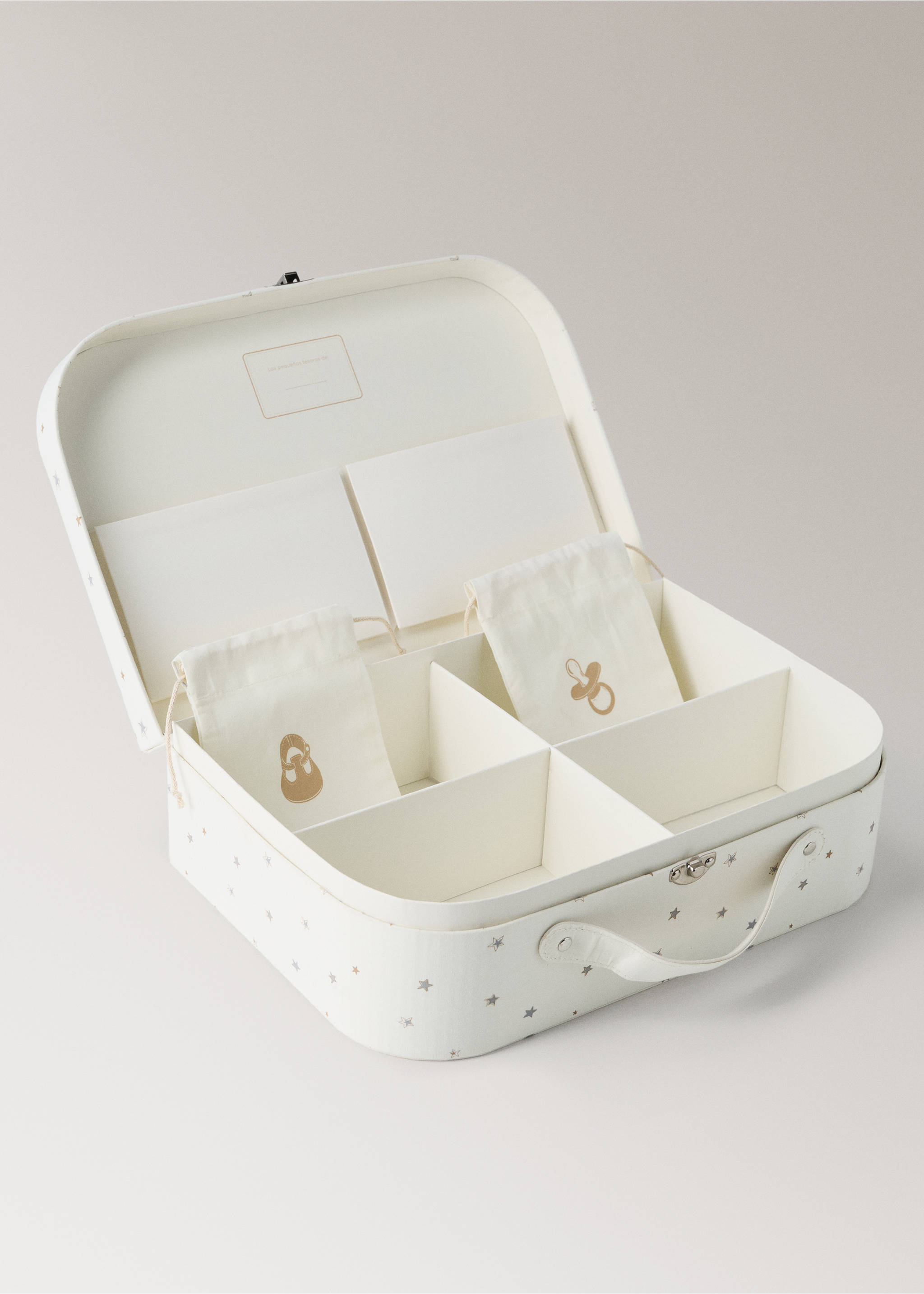 Children's star storage box - Details of the article 2, Off White. Ref: 37064463-00.