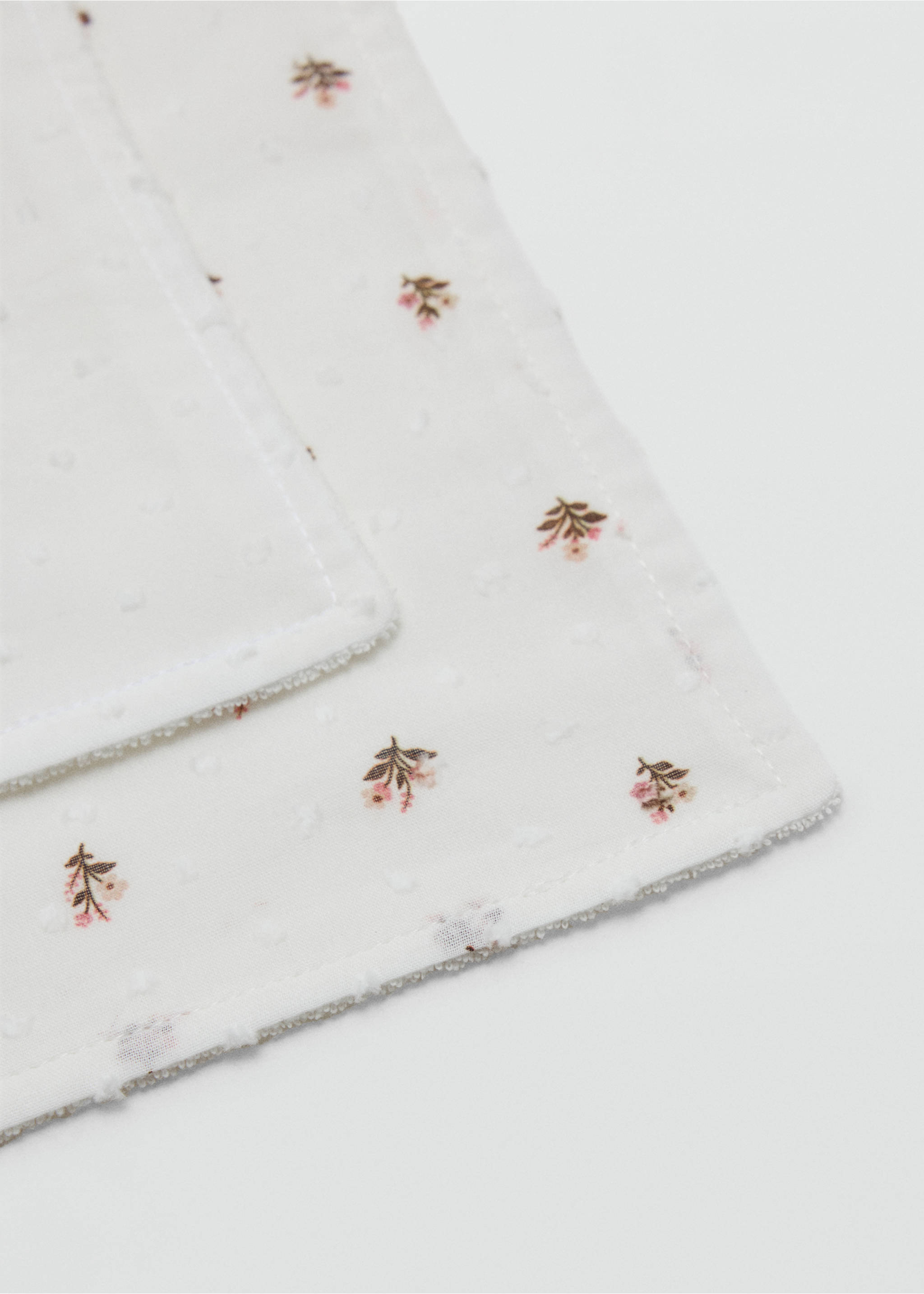 Arrullo algodón estampado - Plano medio, Blanco roto. Ref: 37064464-00.