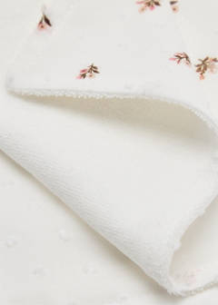 Printed cotton swaddle — Off White 3