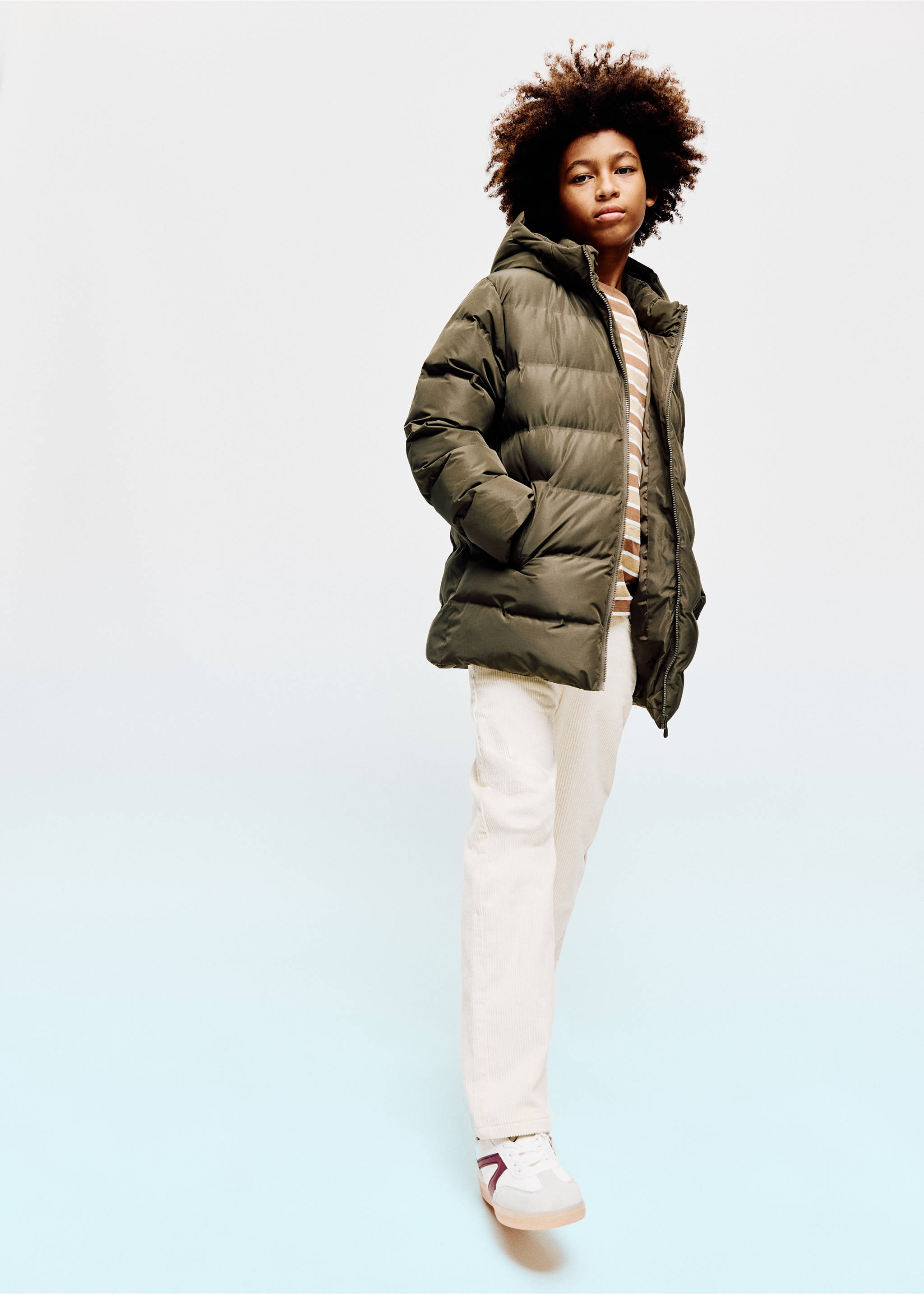 Quilted light jacket - General plane, Khaki. Ref: 37064774-00.