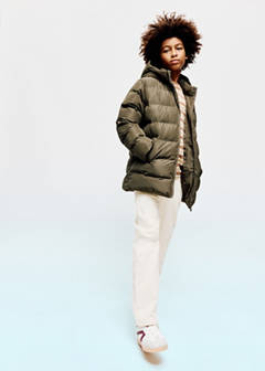 Quilted light jacket — Khaki 2
