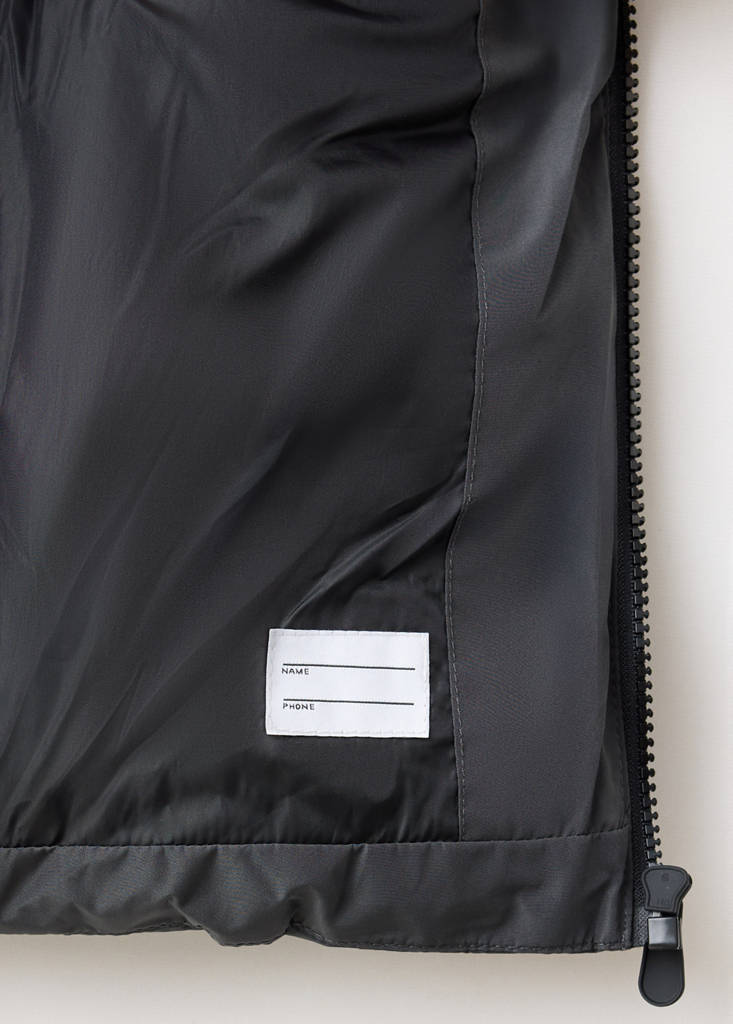 Quilted light jacket — Charcoal