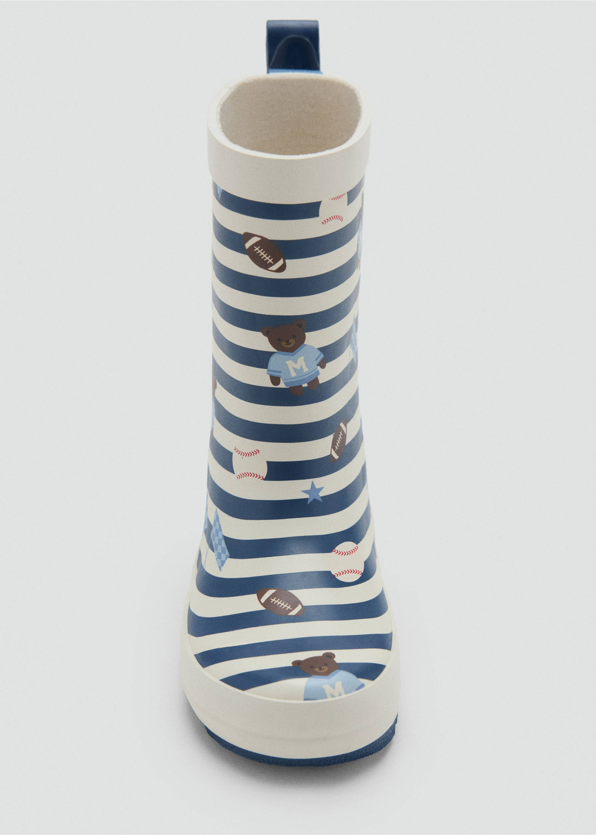 Gummistiefel mit Streifen und Bärenmotiven - Detail des Artikels 2, Himmelblau. Ref: 37064777-00.