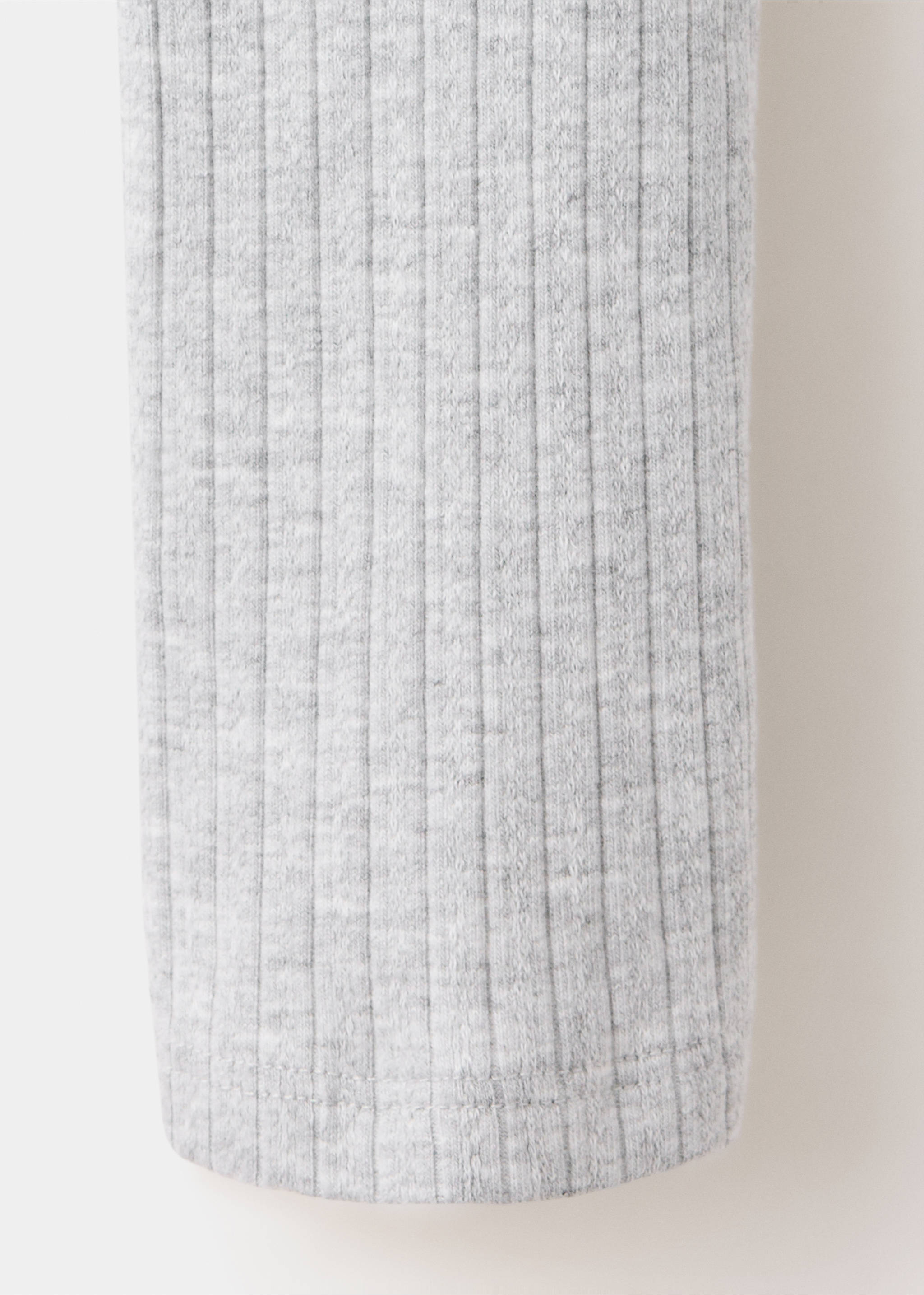 Cotton turtle neck sweatshirt - Details of the article 0, Light Heather Grey. Ref: 37064780-00.