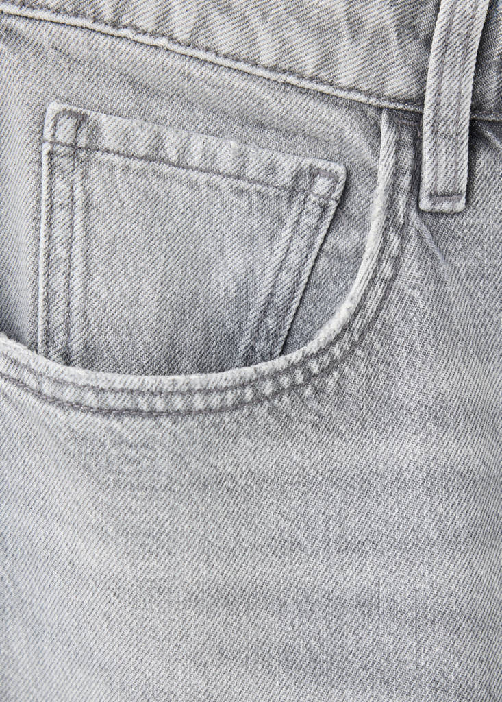 Mid-rise balloon jeans — Denim Grey