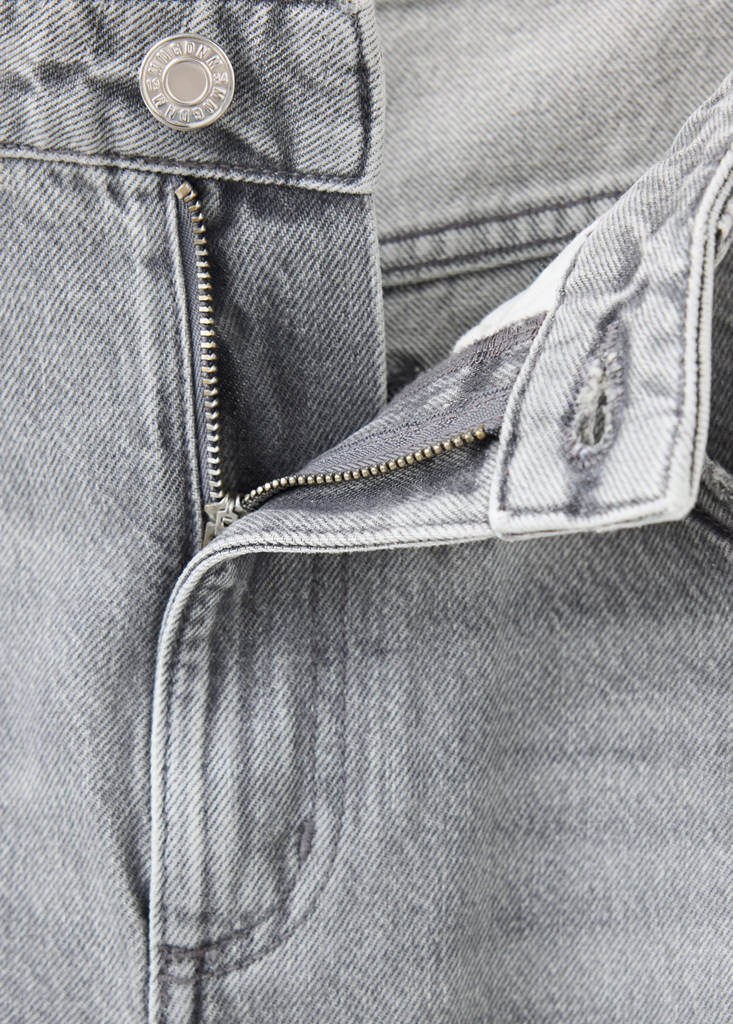 Mid-rise balloon jeans — Denim Grey