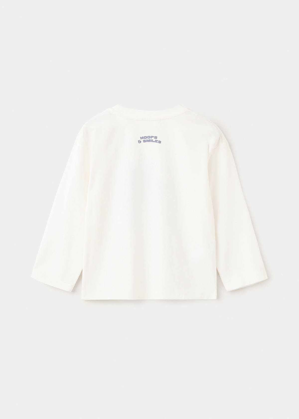Printed cotton-blend t-shirt — Off White