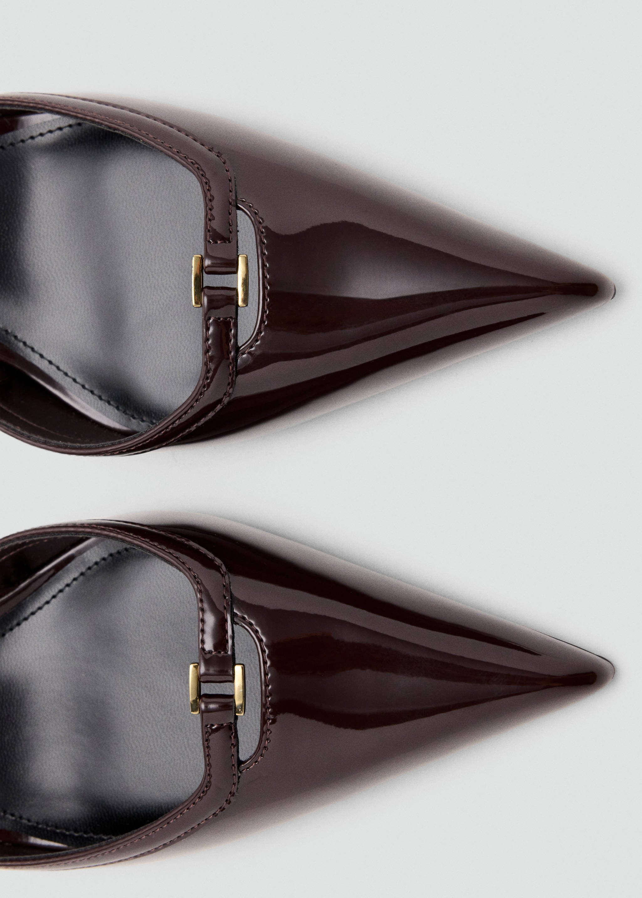 Chaussure à talon kitten en cuir verni - Détail de l'article 2