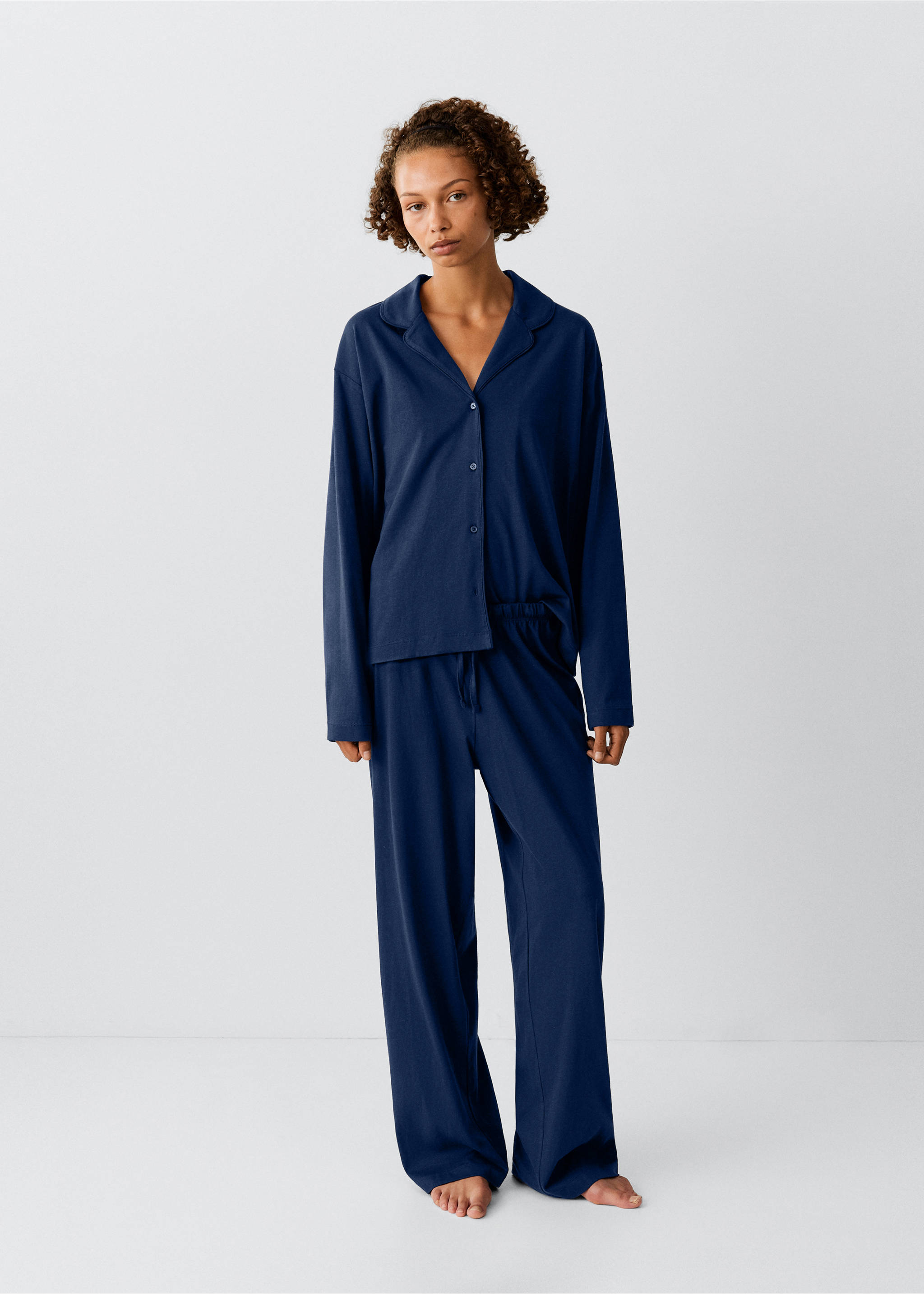 Full 100% cotton pyjamas - General plane, Navy. Ref: 37064785-00.