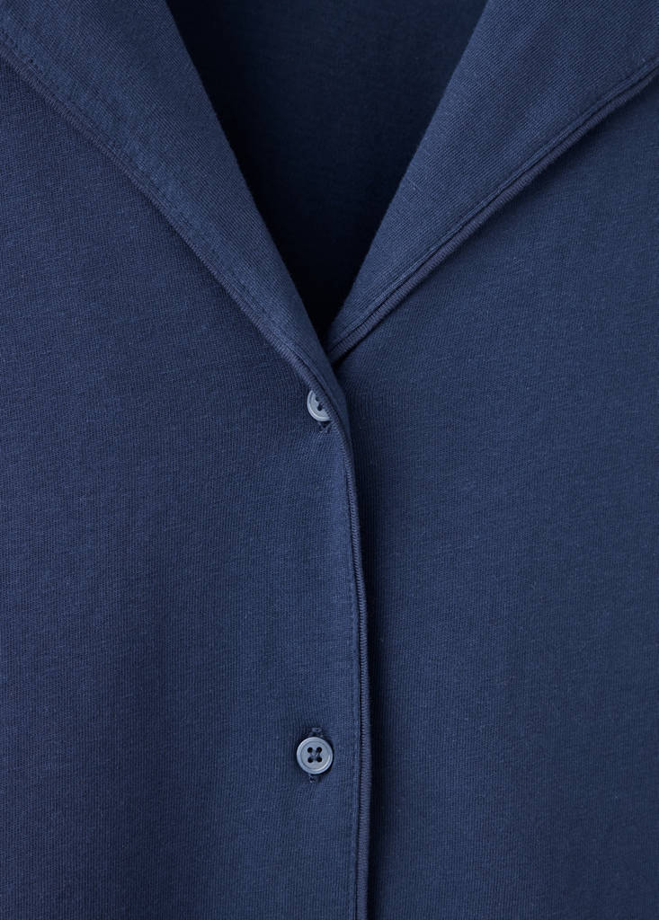 Full 100% cotton pyjamas — Navy