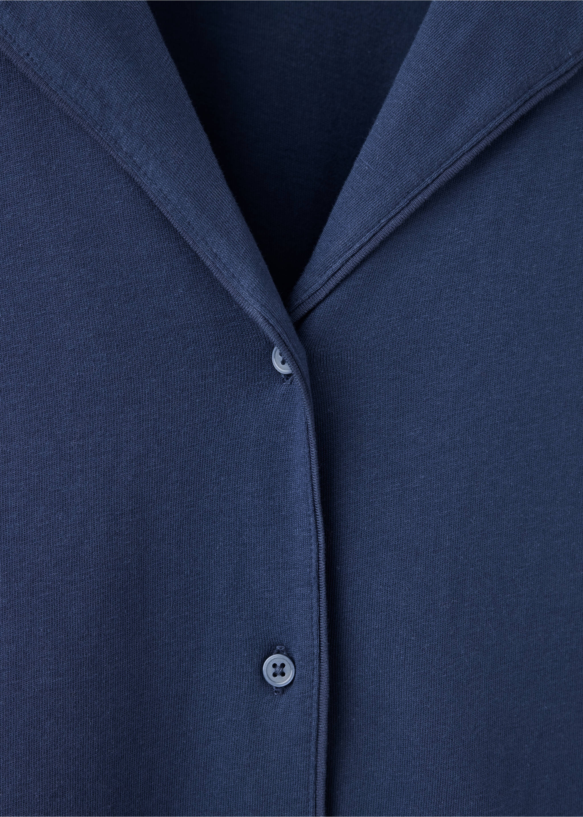 Full 100% cotton pyjamas - Details of the article 8, Navy. Ref: 37064785-00.