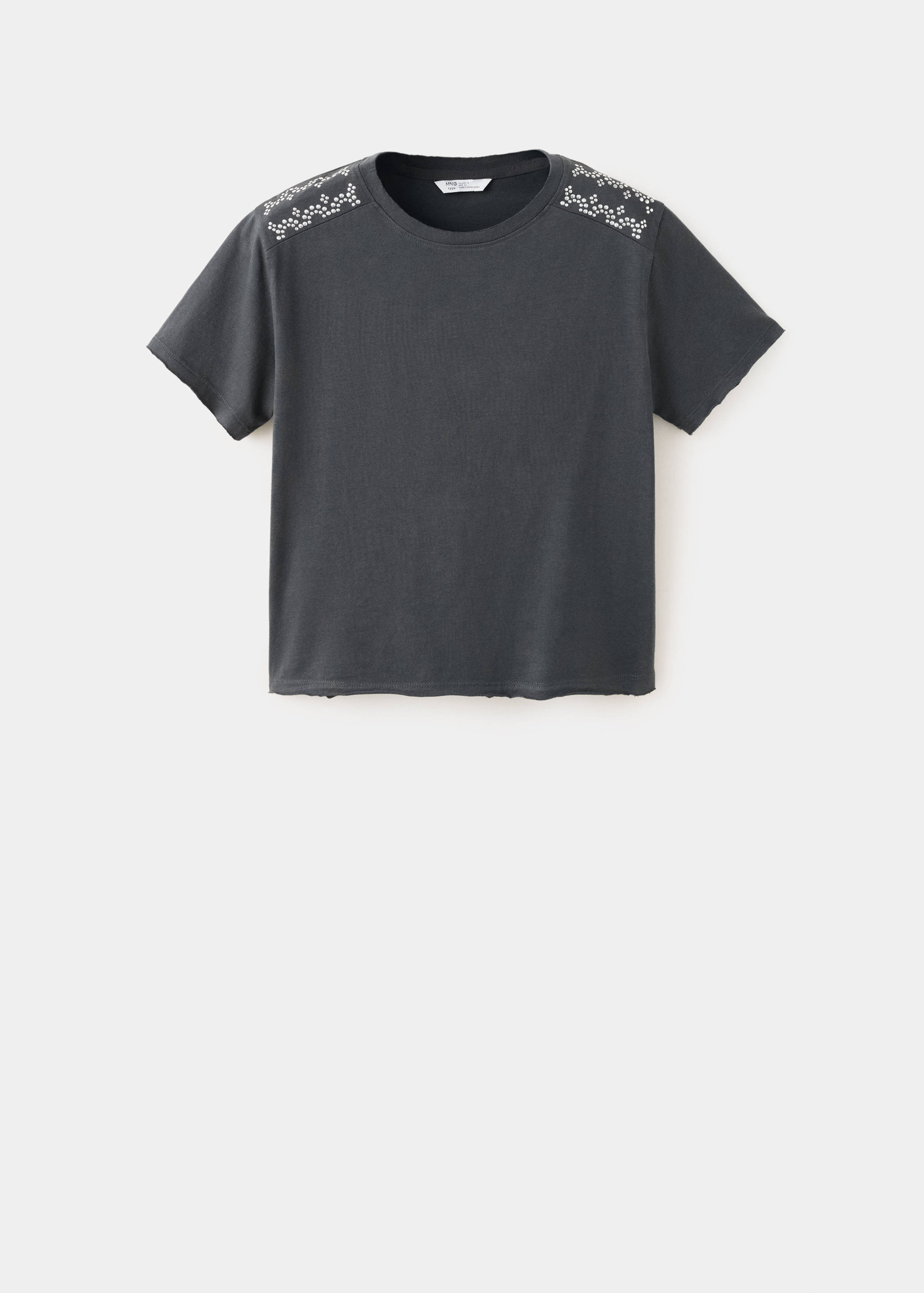 Cotton t-shirt with studs - Article without model