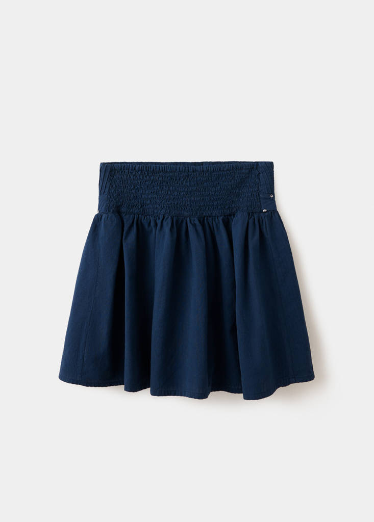 Skirt with stud detailing — Navy