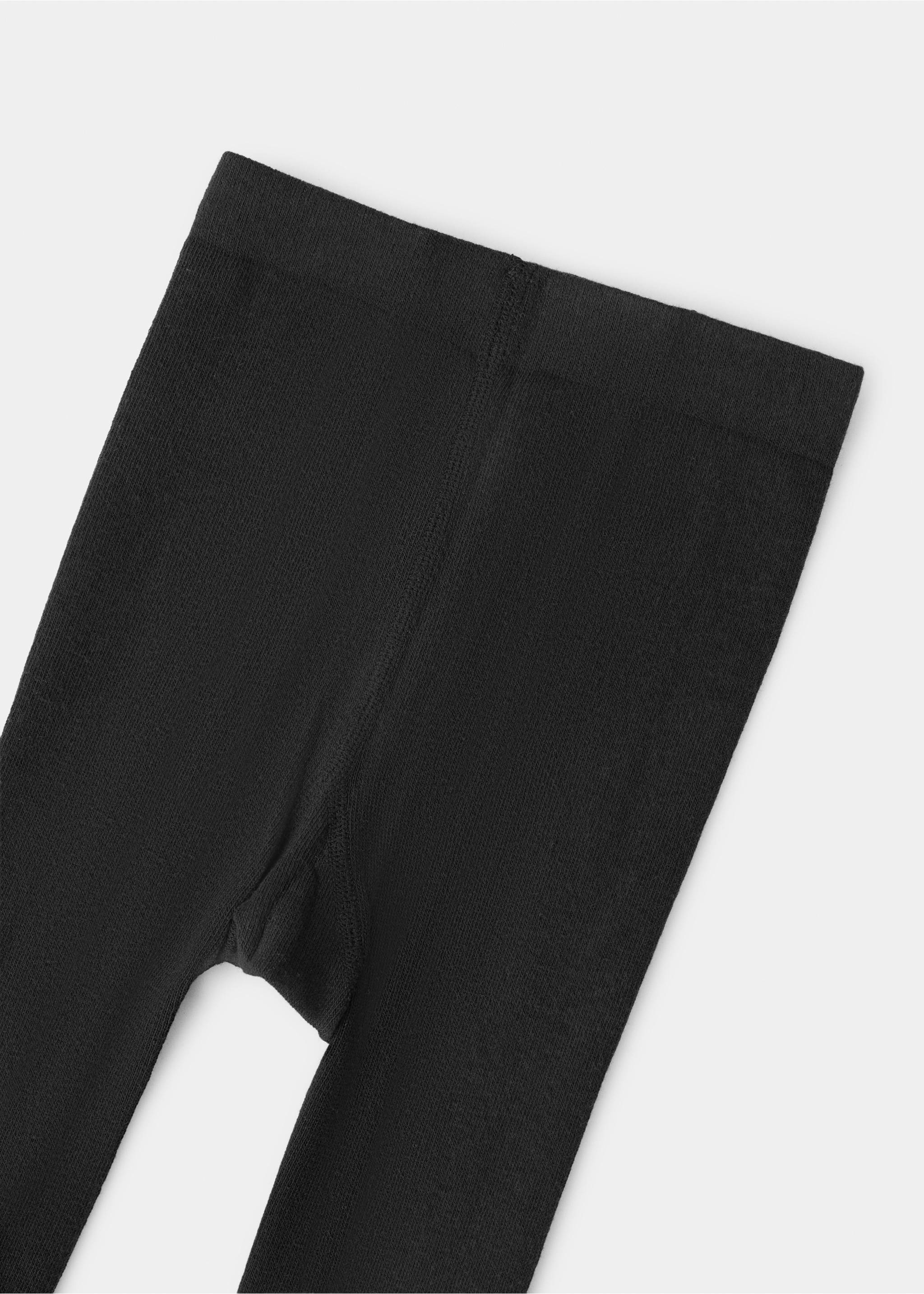 Plain cotton socks - Verso do artigo, Preto. Ref: 37064791-00.