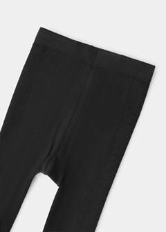 Plain cotton tights — Black 3