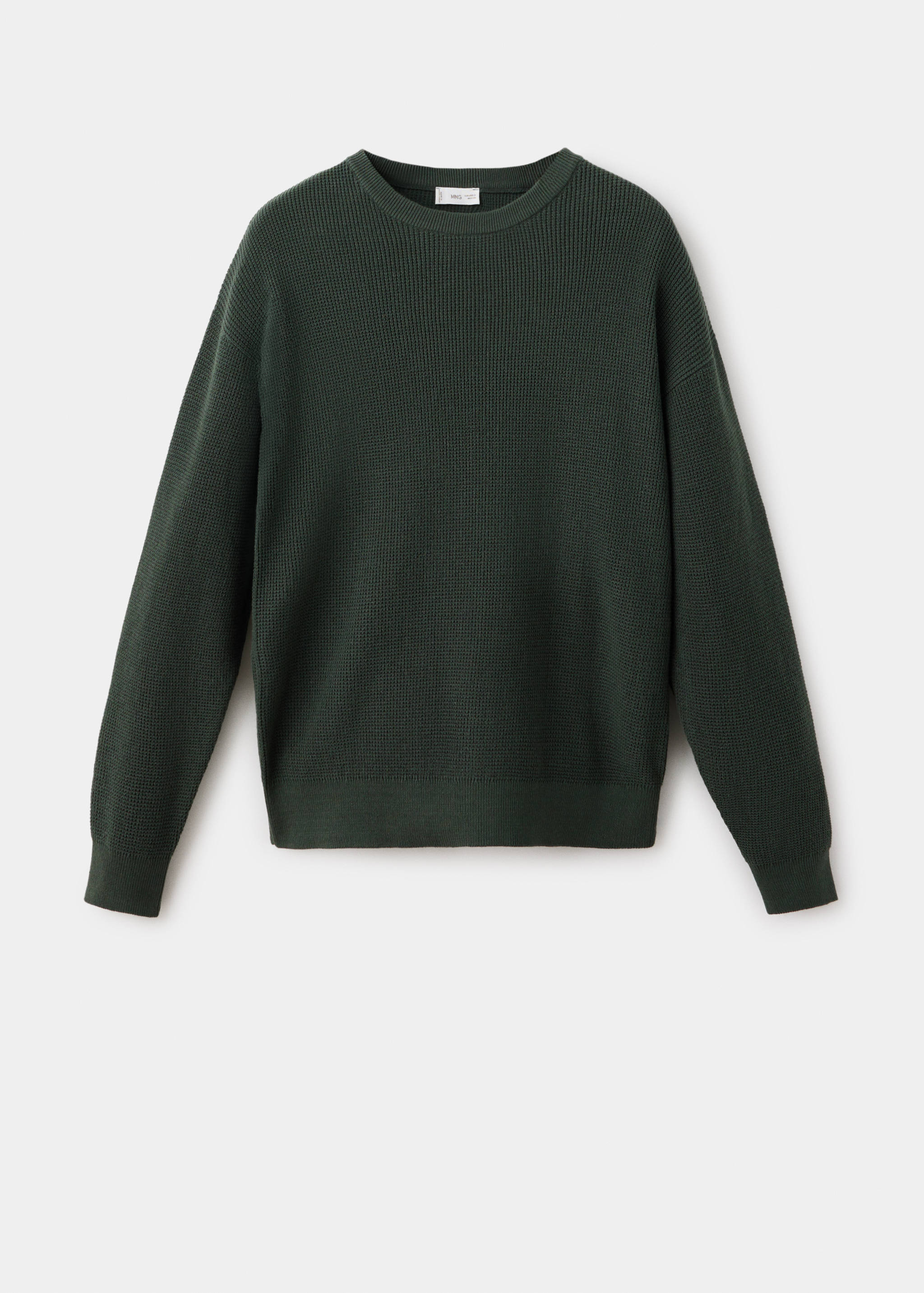 Fine knit cotton sweater - Article without model