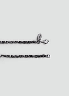 Pendant necklace with floral detail — Silver 5