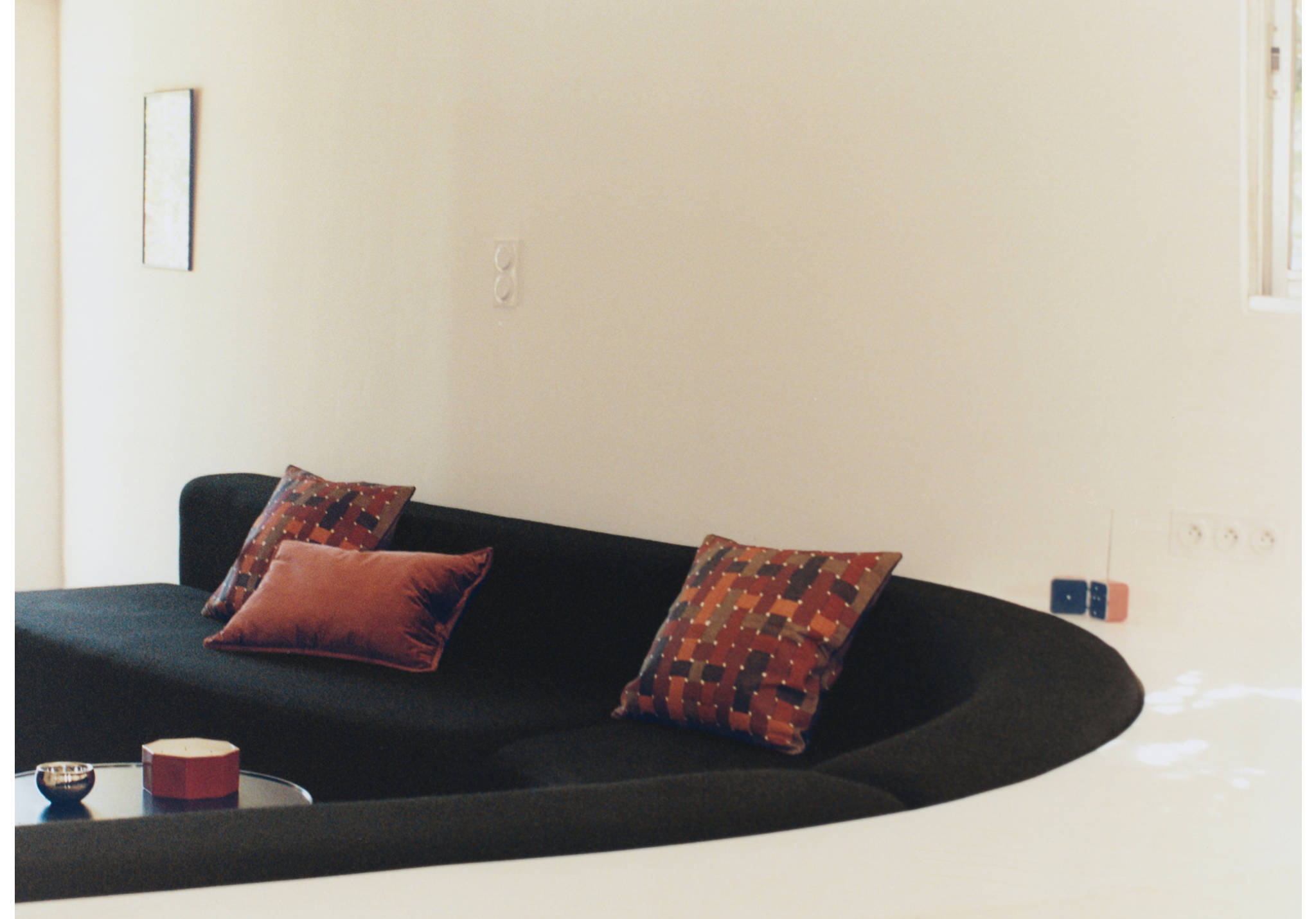 Piped cushion cover 50 x 50 cm - Panoramic plane