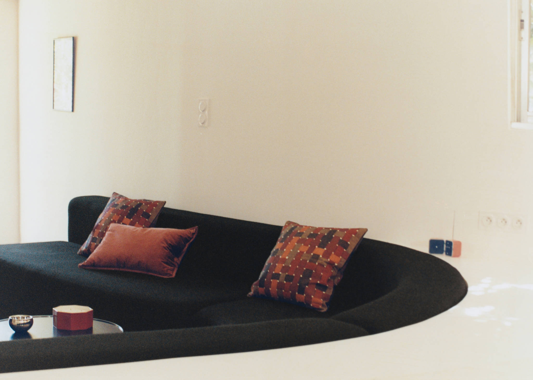 Piped cushion cover 50 x 50 cm - Panoramic plane