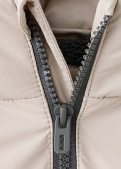 Padded anorak with contrasting details — Ice Grey 5