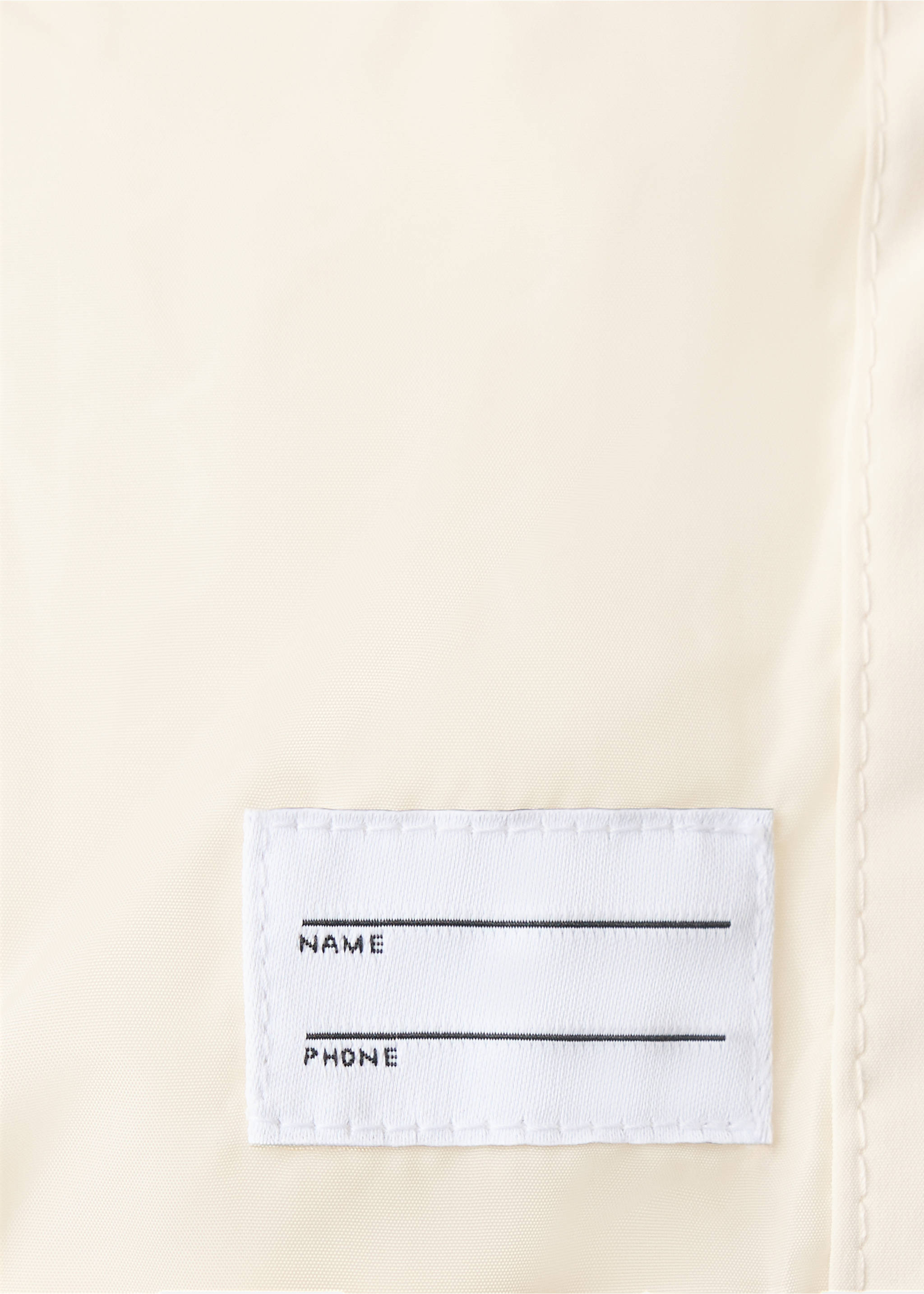 Hooded waistcoat with pockets - Details of the article 0, Ecru. Ref: 37065150-00.