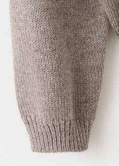Polo neck sweater — Medium Brown 5