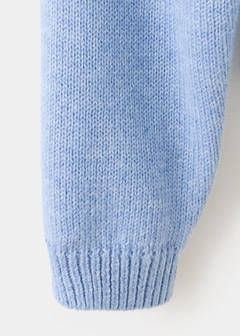 Polo neck sweater — Blue 7