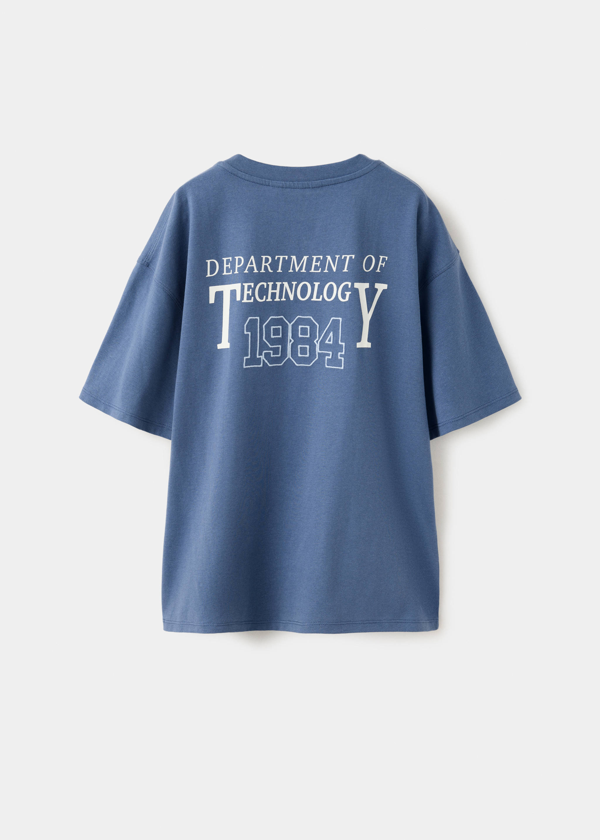 Camiseta oversize estampada - Reverso del artículo