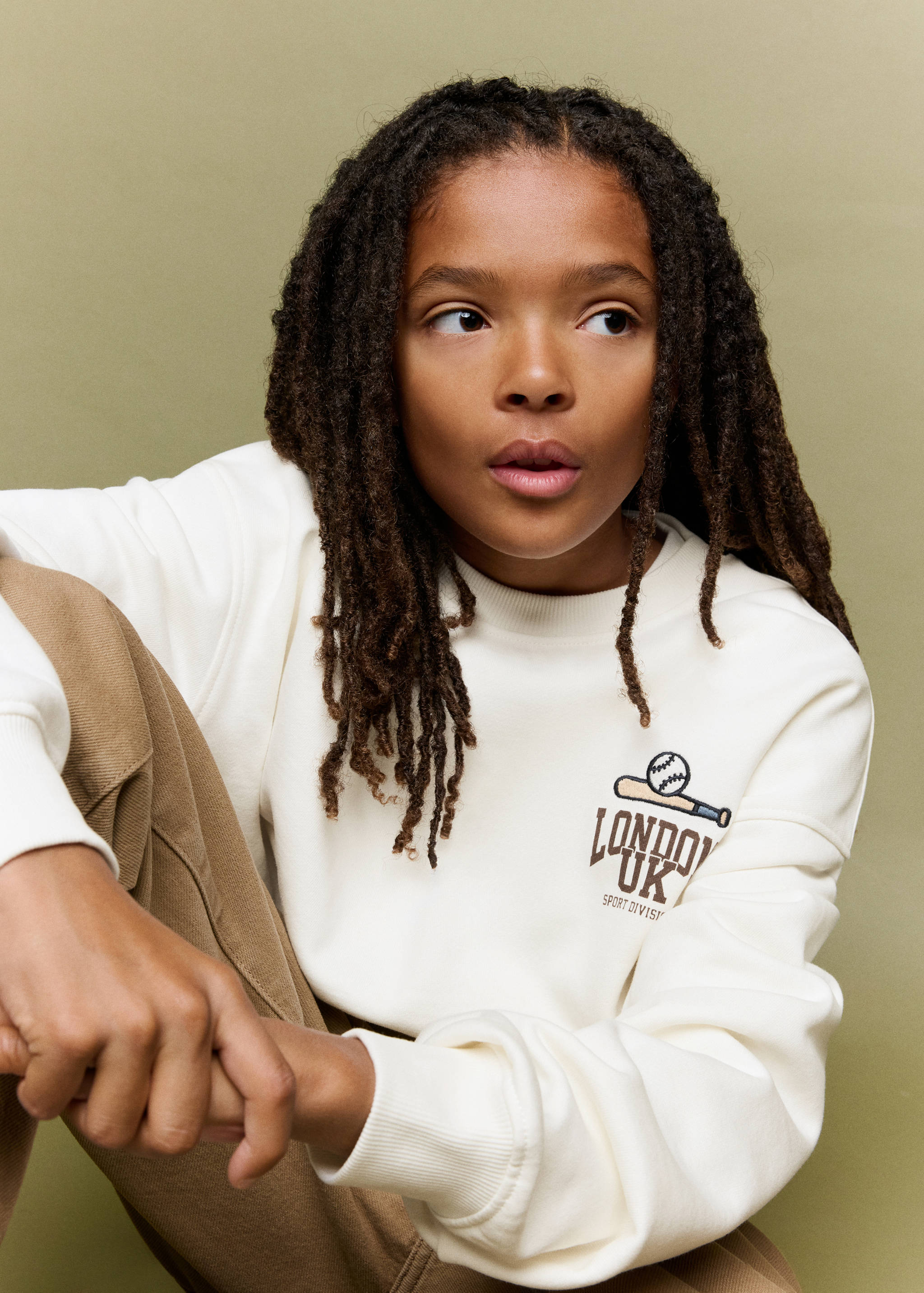 Printed cotton sweatshirt - Details of the article 2