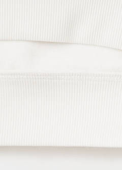 Printed cotton sweatshirt — Ecru 6