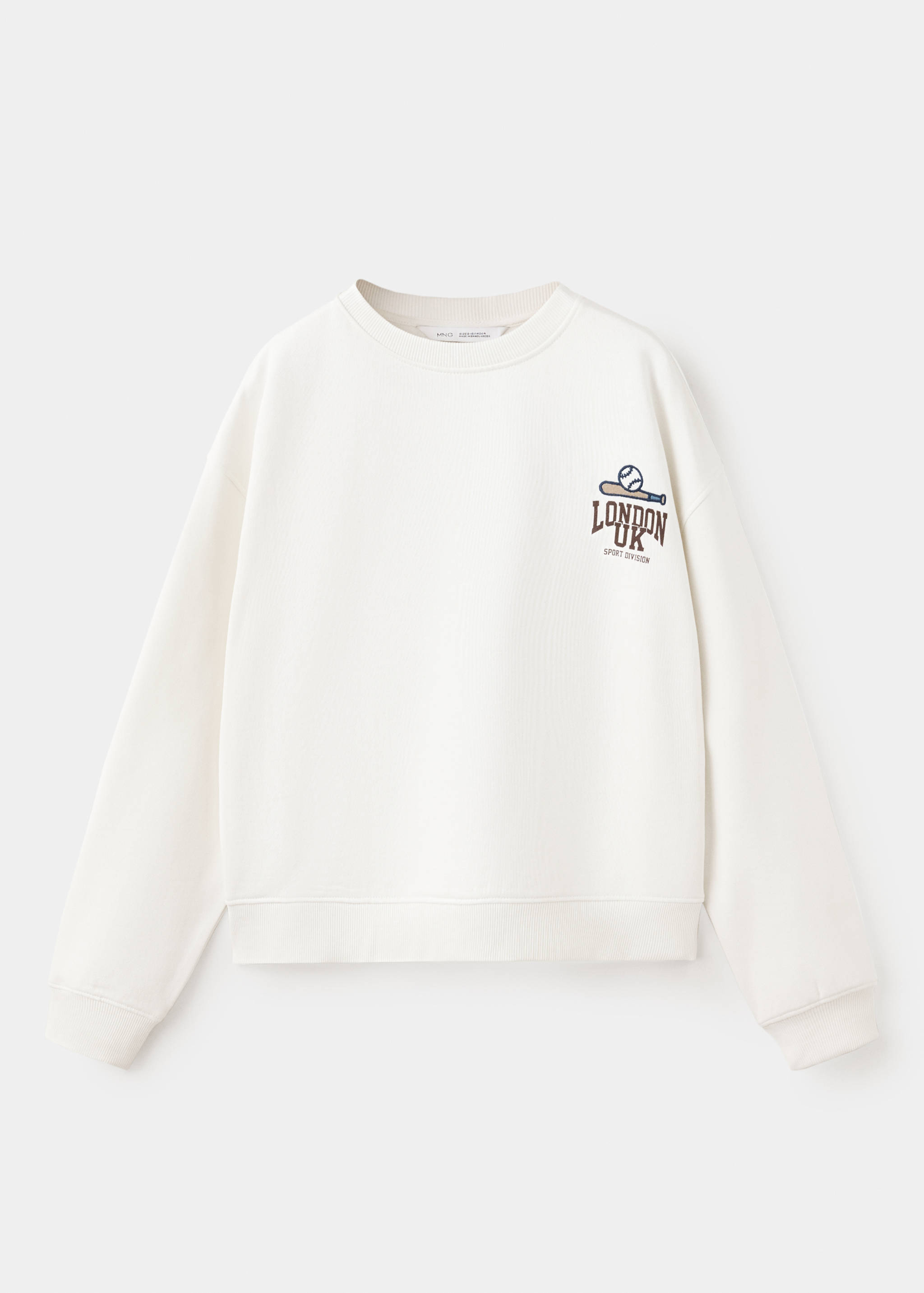 Printed cotton sweatshirt - Article without model