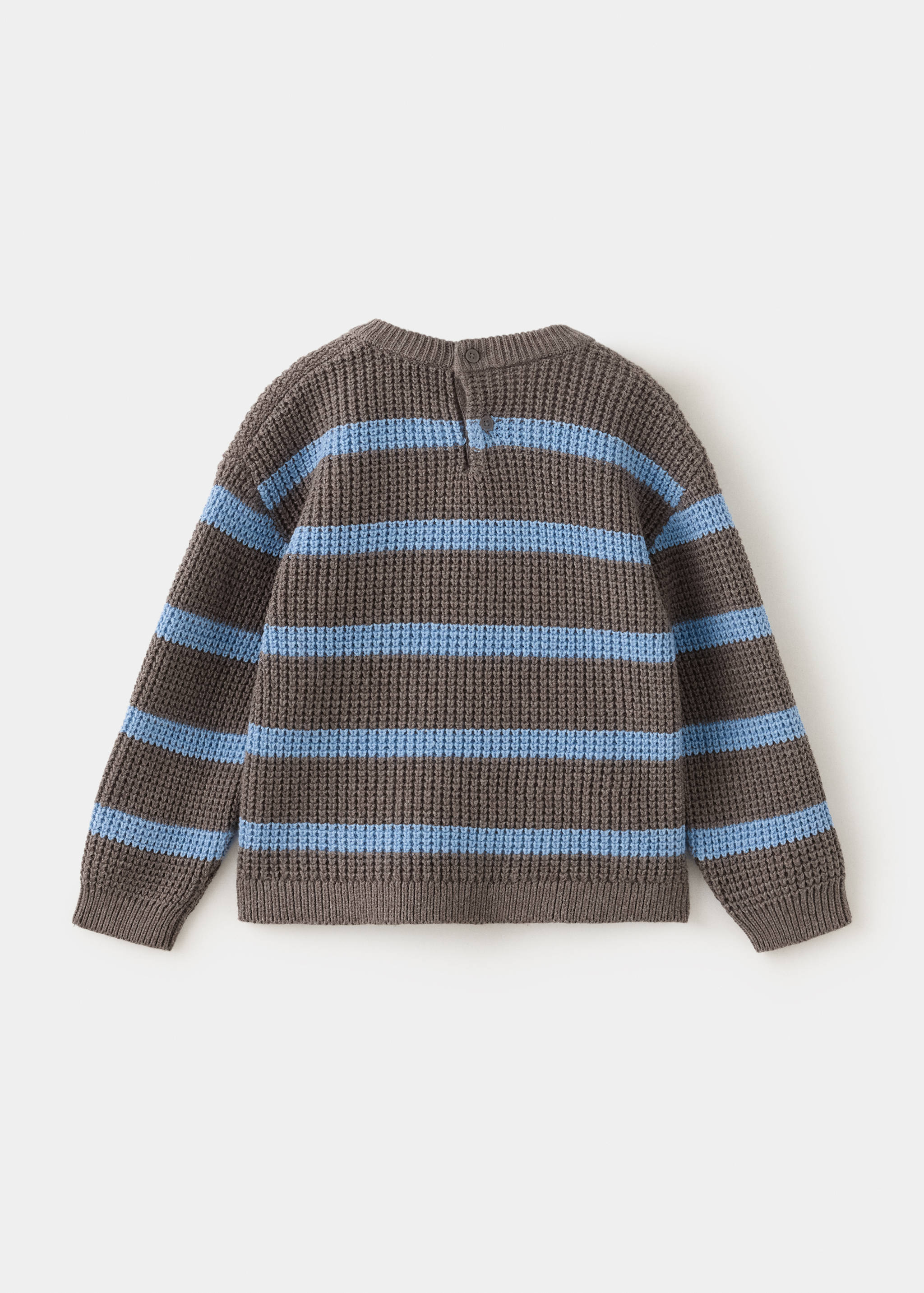 Knit striped sweater - Reverse of the article