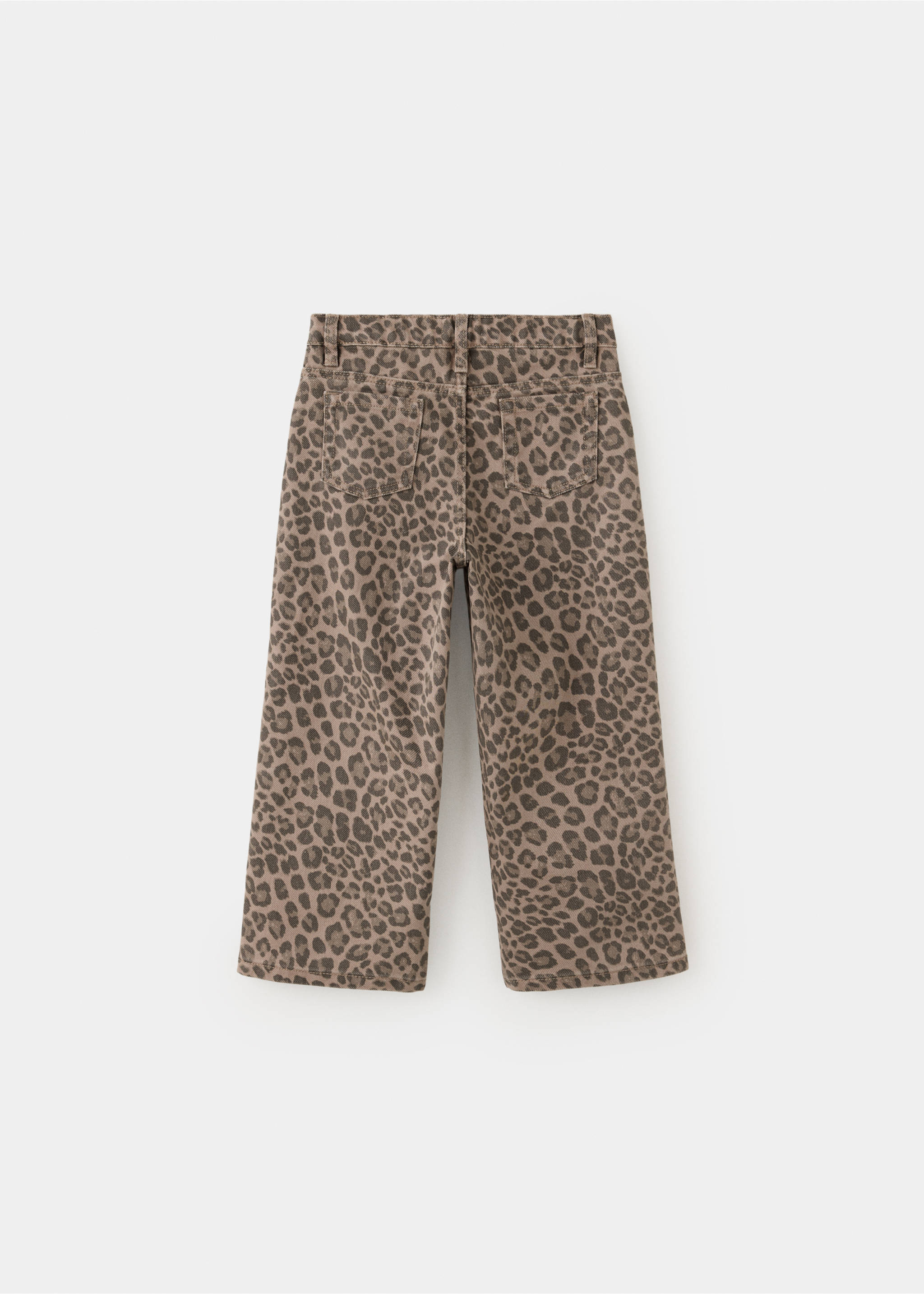 Jeans leopard - Reverso del artículo, Marrón. Ref: 37065170-00.
