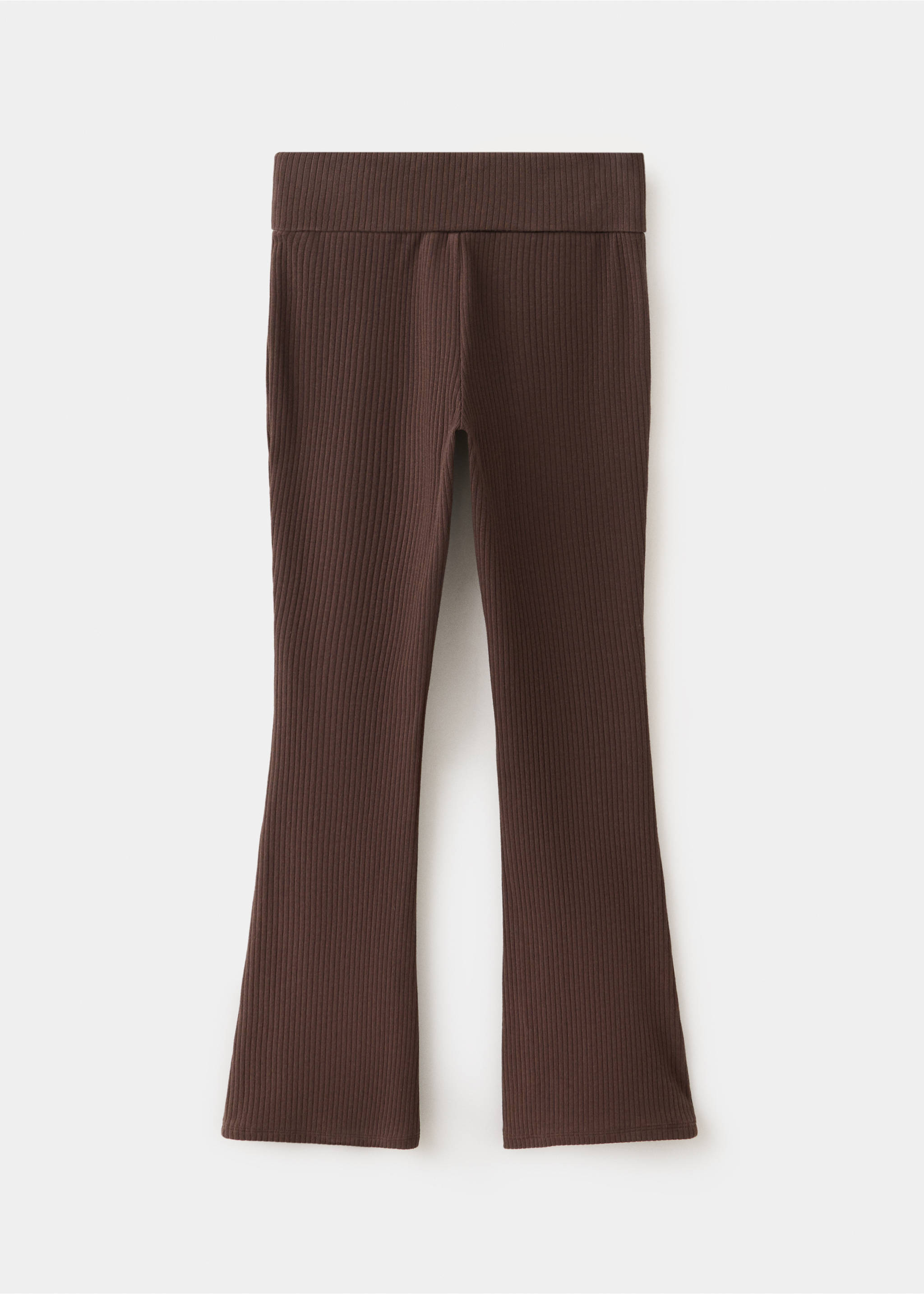 Leggings taille retournée - Verso de l’article, Marron. Ref: 37065172-00.
