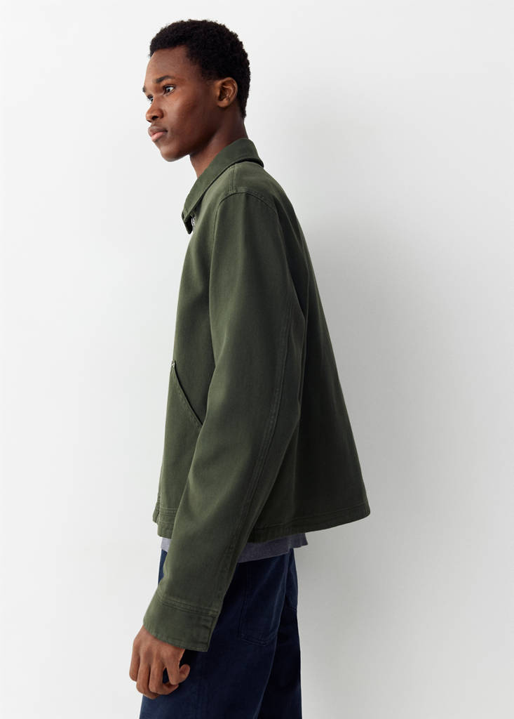 Pockets denim jacket — Khaki