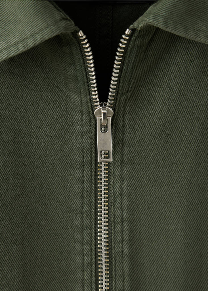 Pockets denim jacket — Khaki