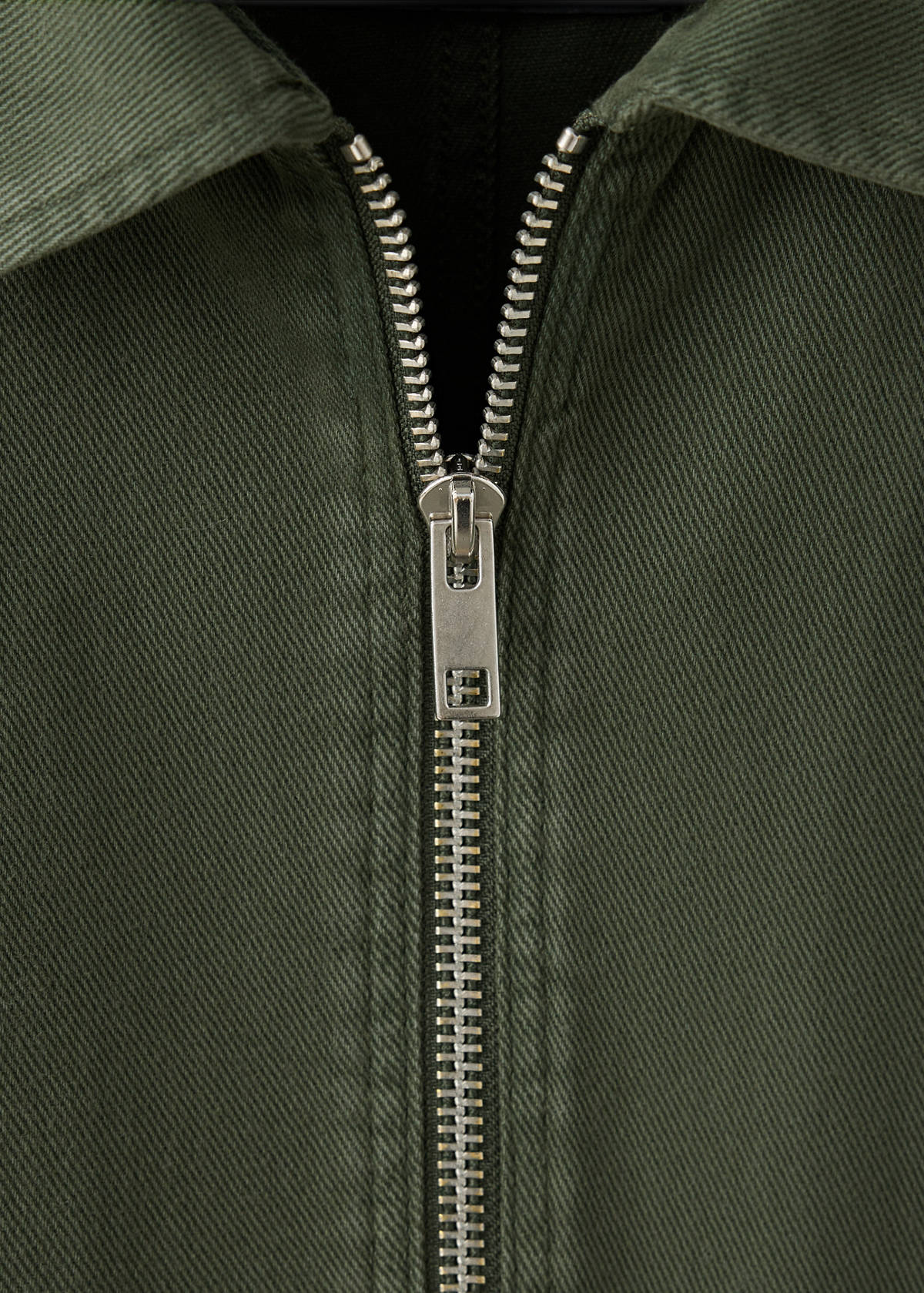 Pockets denim jacket — Khaki