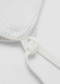 Knit bonnet with bow closure — Off White 2