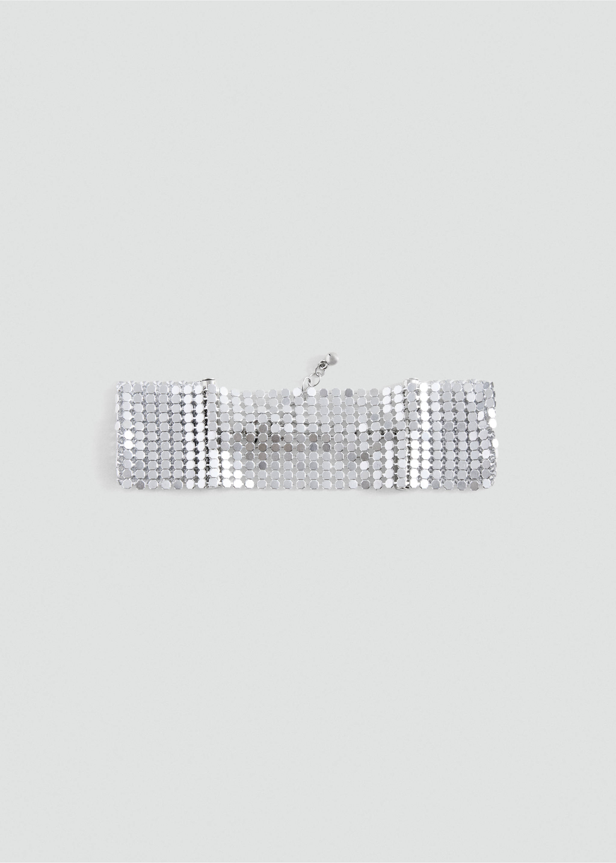 Bracelet effet maille - Article sans modèle, Argent. Ref: 37065178-00.