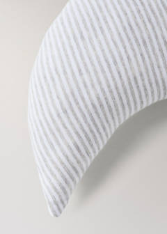 Striped moon baby rattle — Medium Grey 2