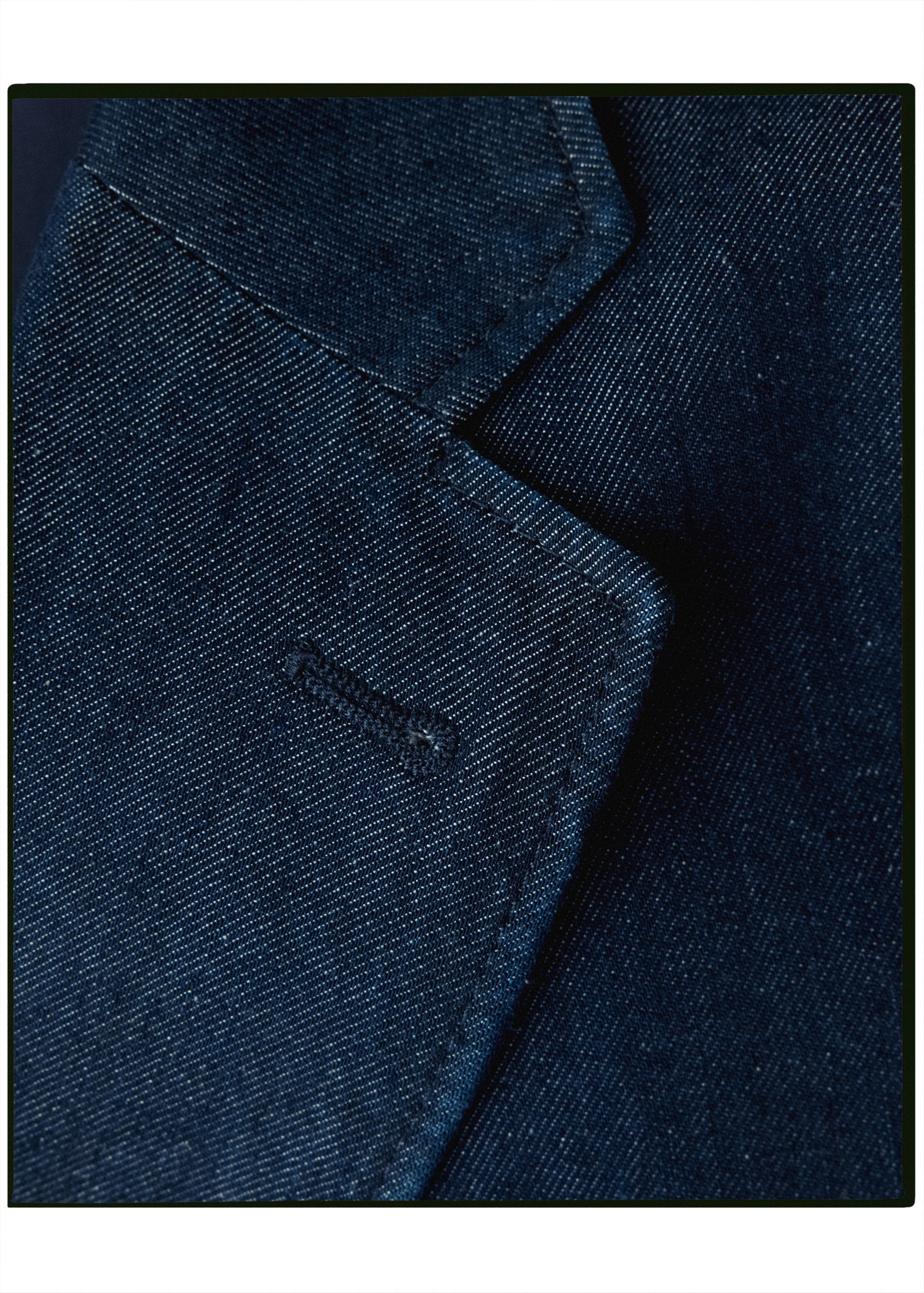 Lyocell cotton Western-style blazer, made in Italy - Details of the article 8