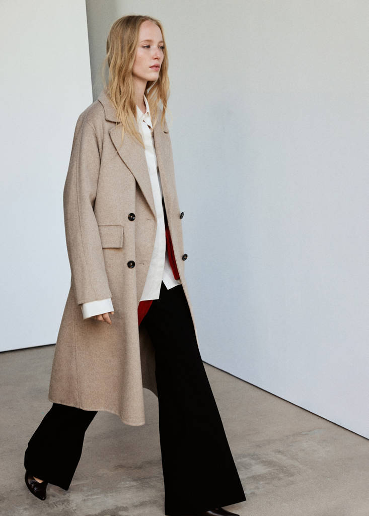 Handmade wool coat — Medium Brown