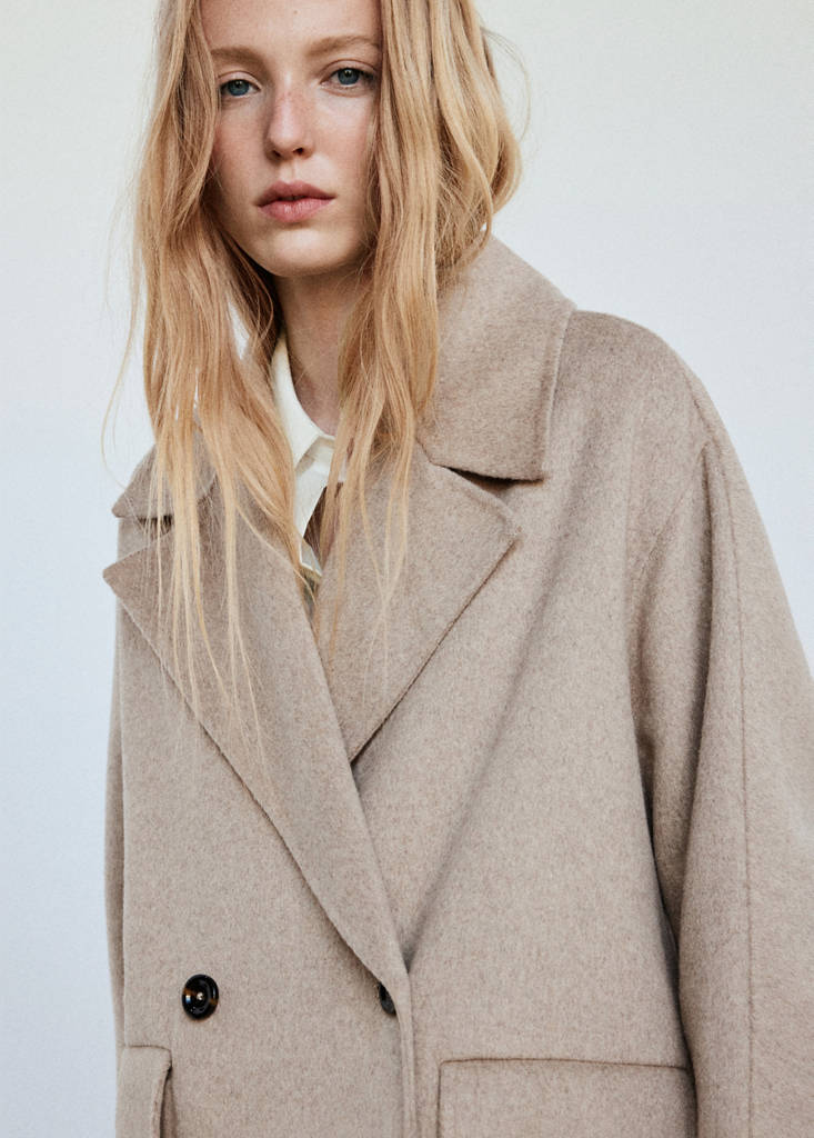 Handmade wool coat — Medium Brown