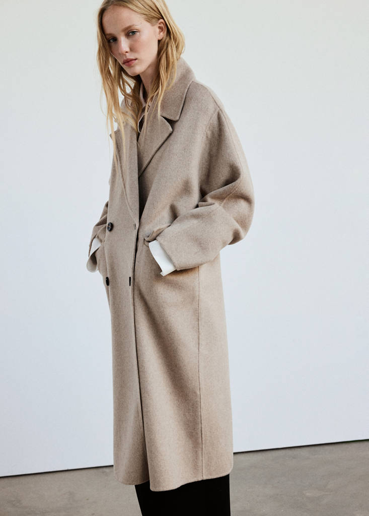 Handmade wool coat — Medium Brown