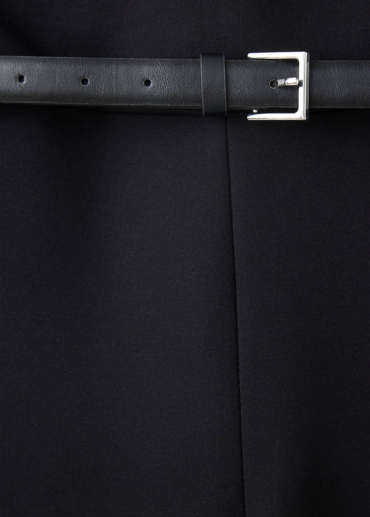 Belted jumpsuit with ruched details - thumbnail 7