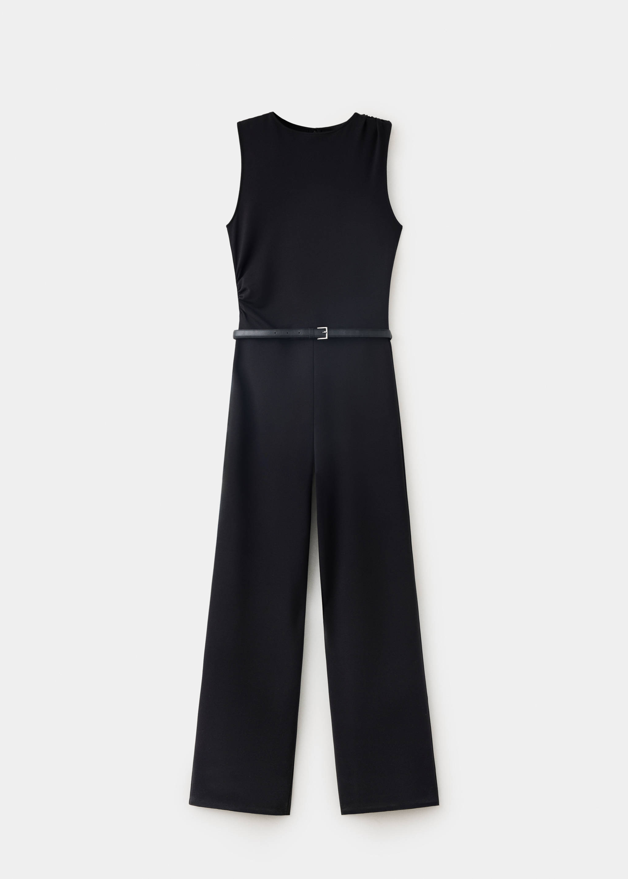 Belted jumpsuit with ruched details - Article without model