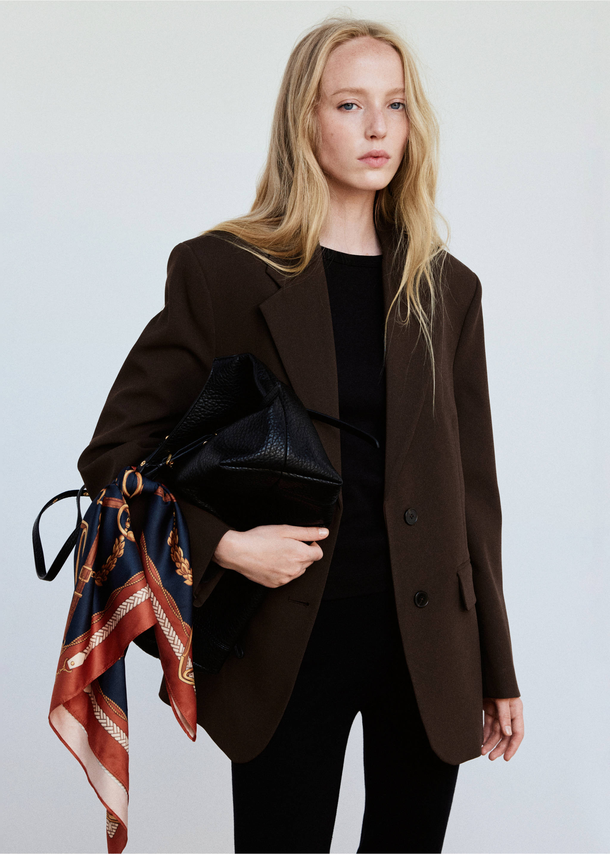 Veste gaby - Plan moyen, Marron. Ref: 37065853-00.